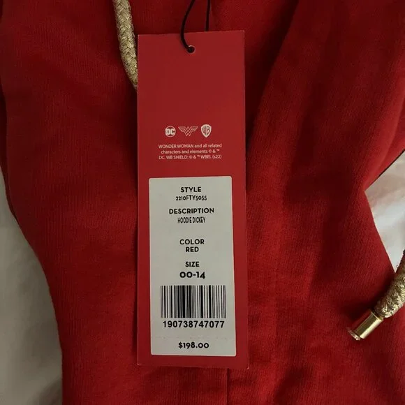 Veronica Beard red/orange Hooded Dickey NWT - Picture 10 of 10